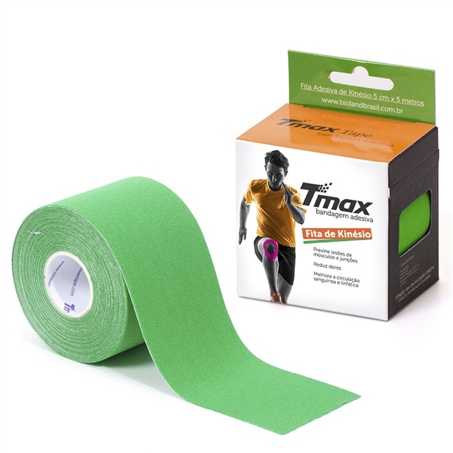 Fita Kinesio Tmax Bandagem Adesiva 5m X 5cm Bioland