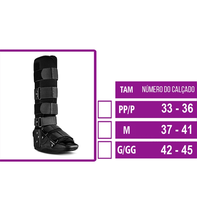 Bota Ortopedica Imobilizadora Hidrolight Comfort Longa
