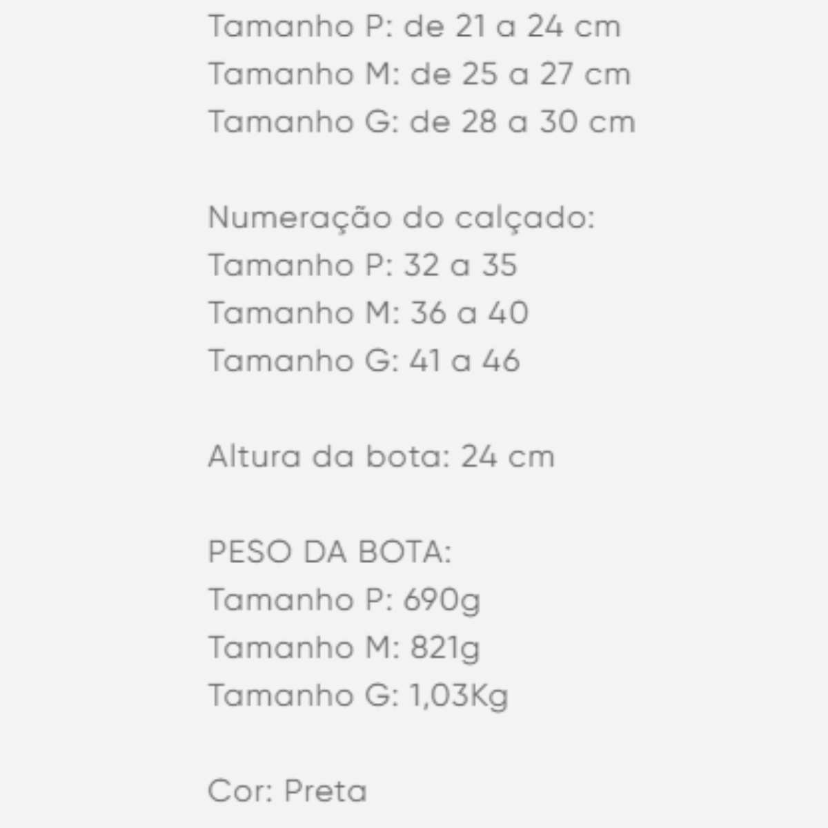 Bota Imobilizadora Mercur Curta