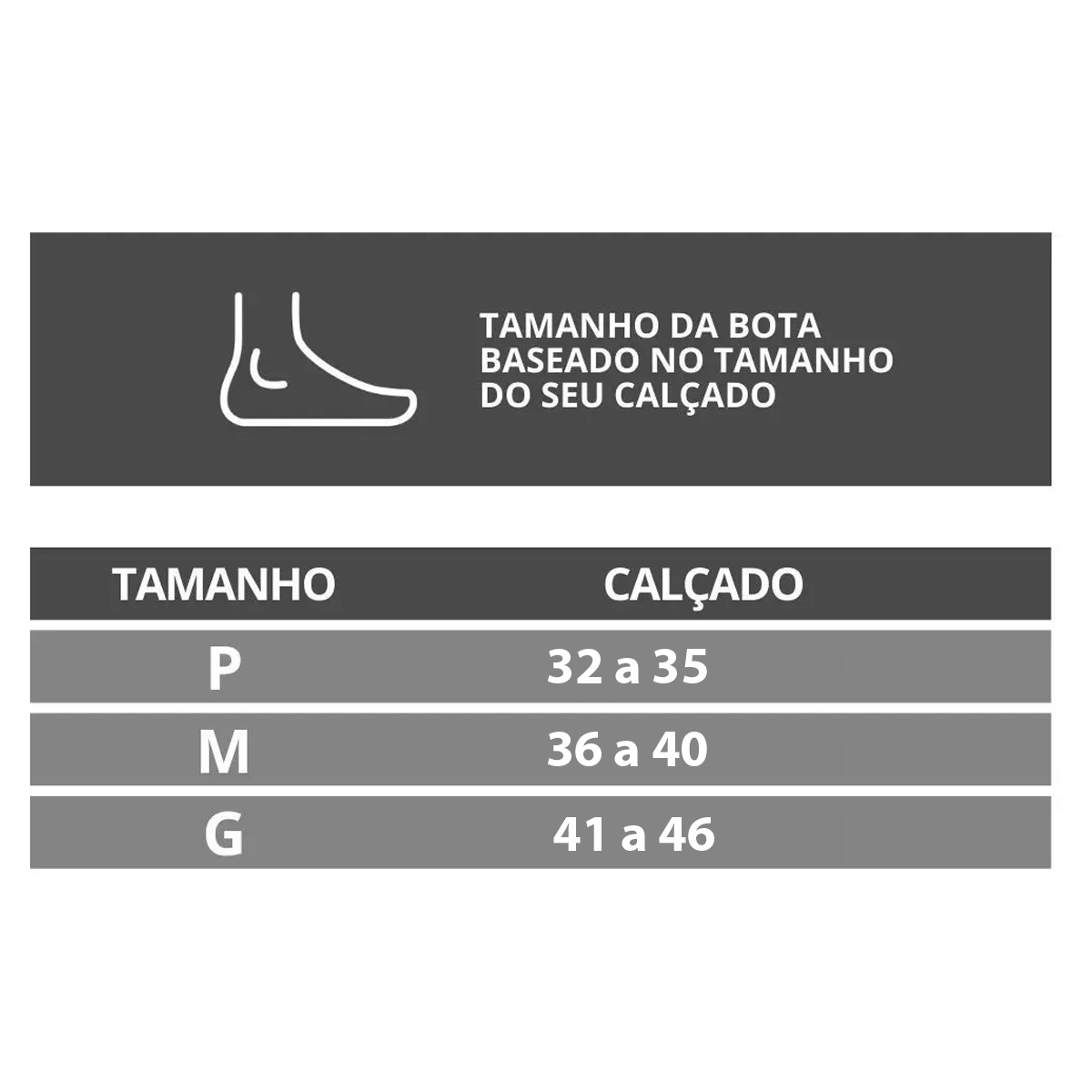 Bota Ortopédica Longa Bilateral Takecare