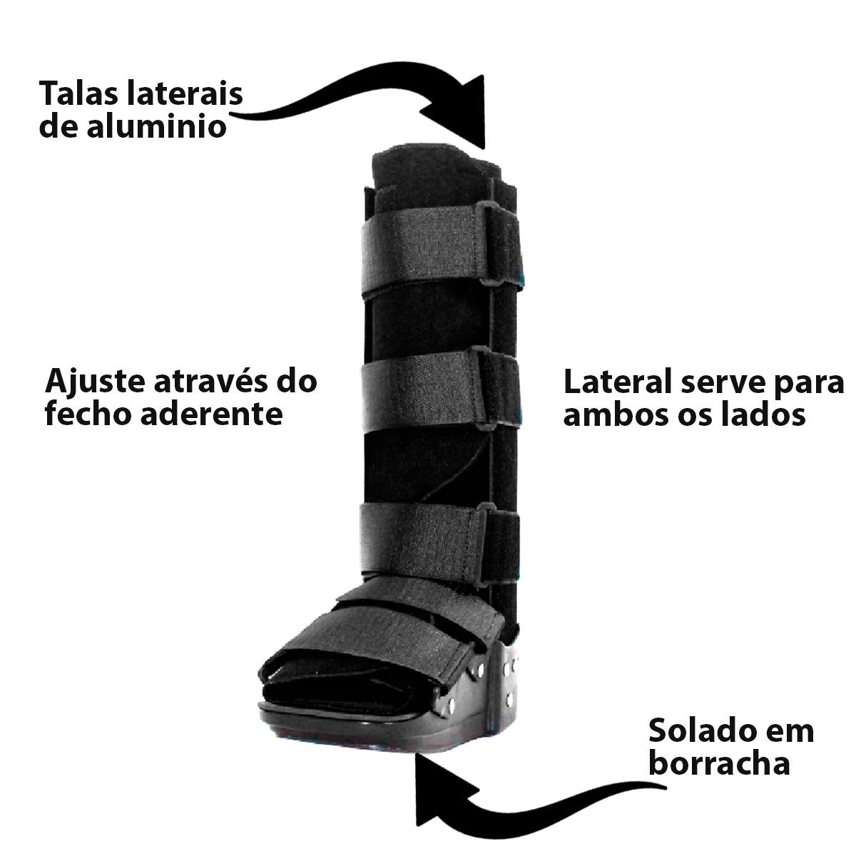 Bota Ortopédica Longa Bilateral Takecare