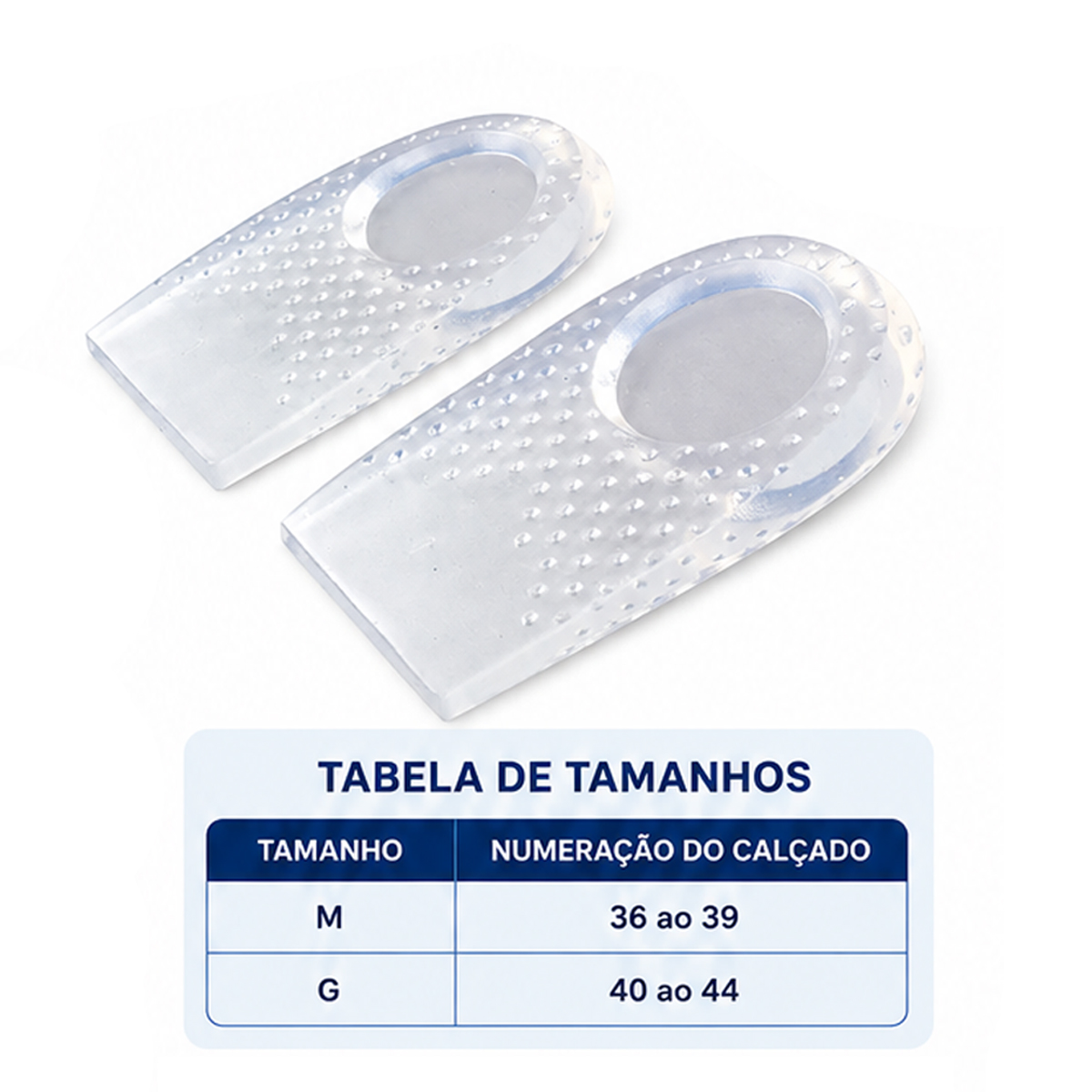 Calcanheira Anti-Impacto Soft Gel Ortho Pauher Par