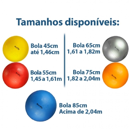Bola de Pilates Gynastic Ball Carci 45cm