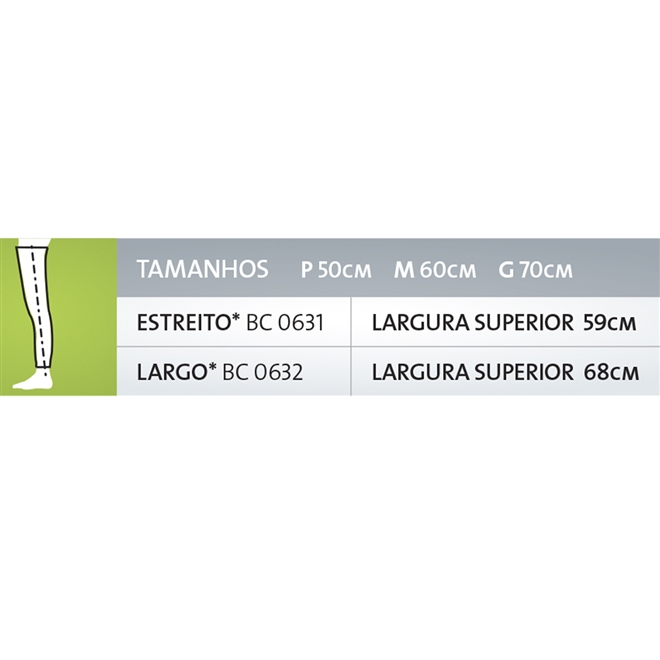 Imobilizador de Joelho Mercur Estreito Fixo
