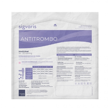 Meia Sigvaris Antitrombo 18-23mmhg Meia Coxa