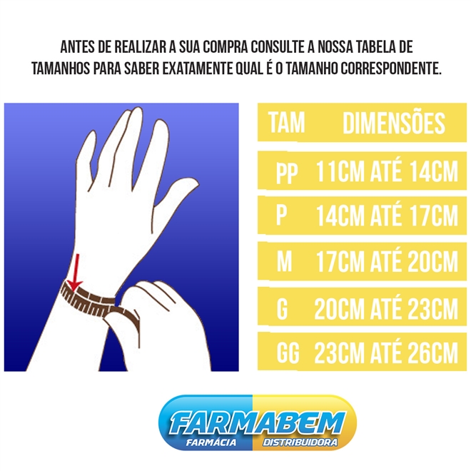 Ortese Para Punho Longa Hidrolight Comfort Air Esquerda Com Tala OR1028