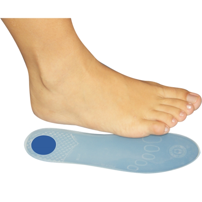 Palmilha de Silicone Ortho Pauher Siligel Ponto Azul 6002