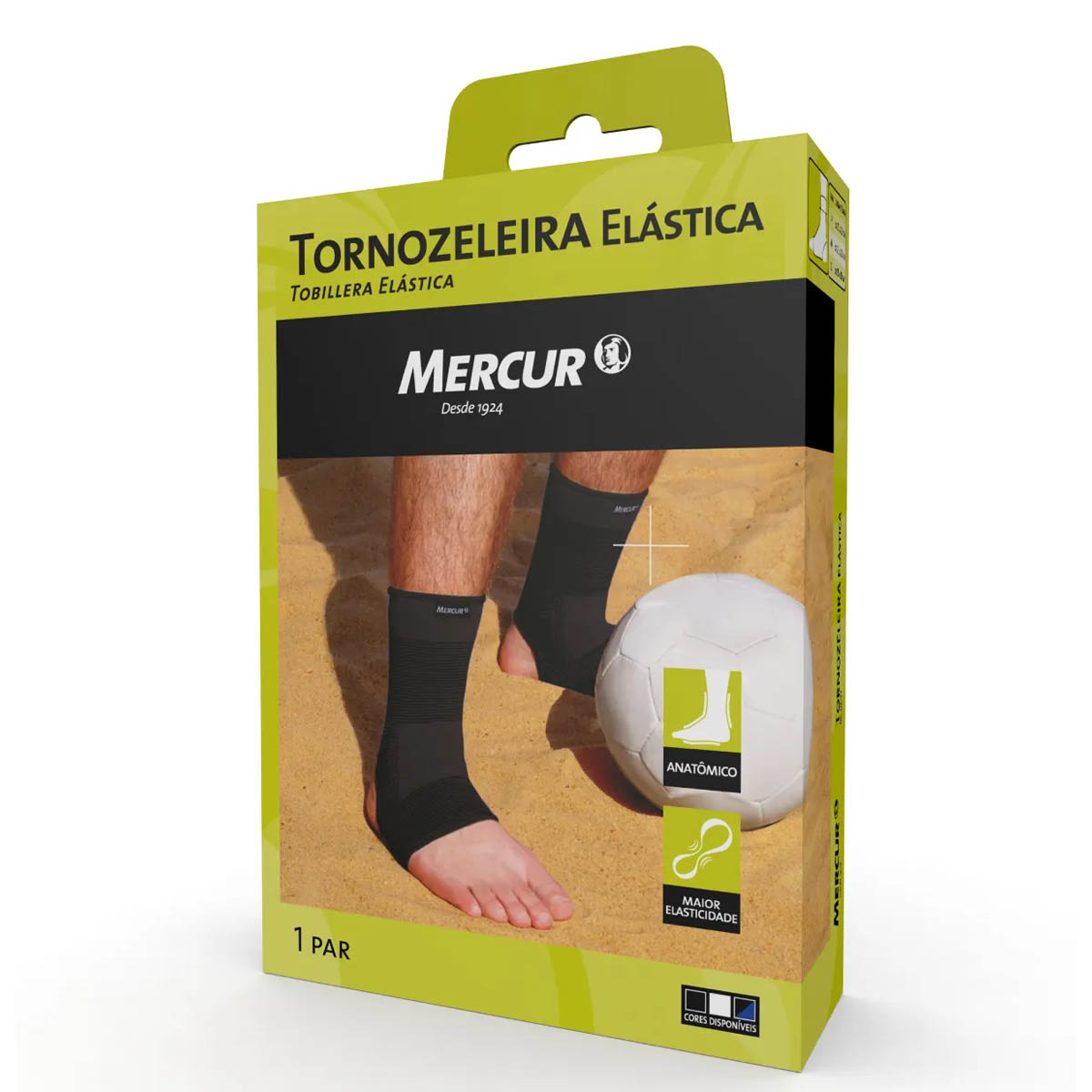 Tornozeleira Elástica Mercur Par