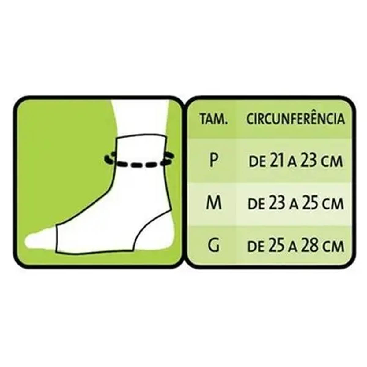Tornozeleira Elástica Mercur Par