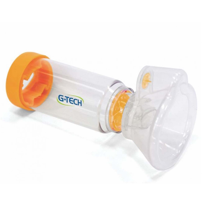 Espaçador para Medicamentos Clear G-tech Adulto e Infantil