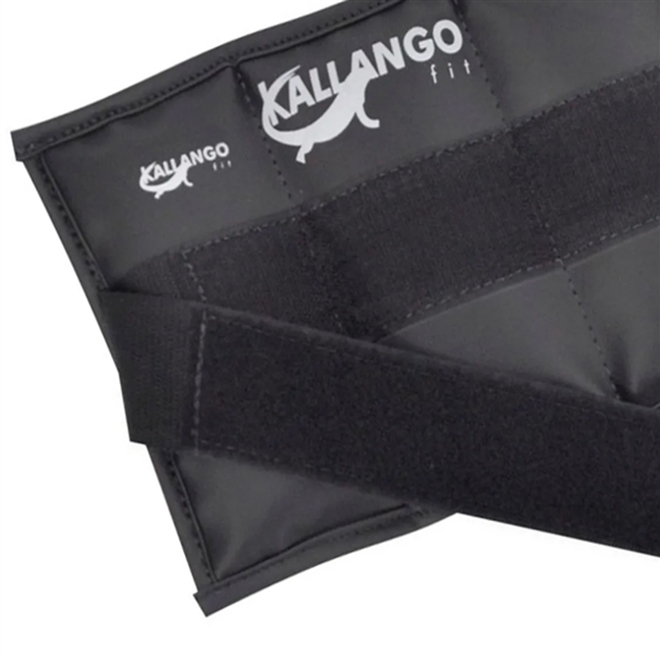 Caneleira Kallango Profissional Emborrachada Preta 1kg Par