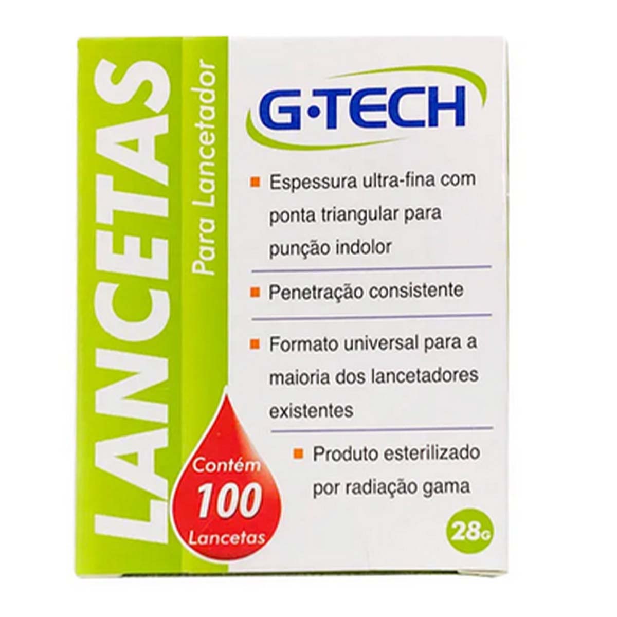 Lancetas G-Tech 100UN
