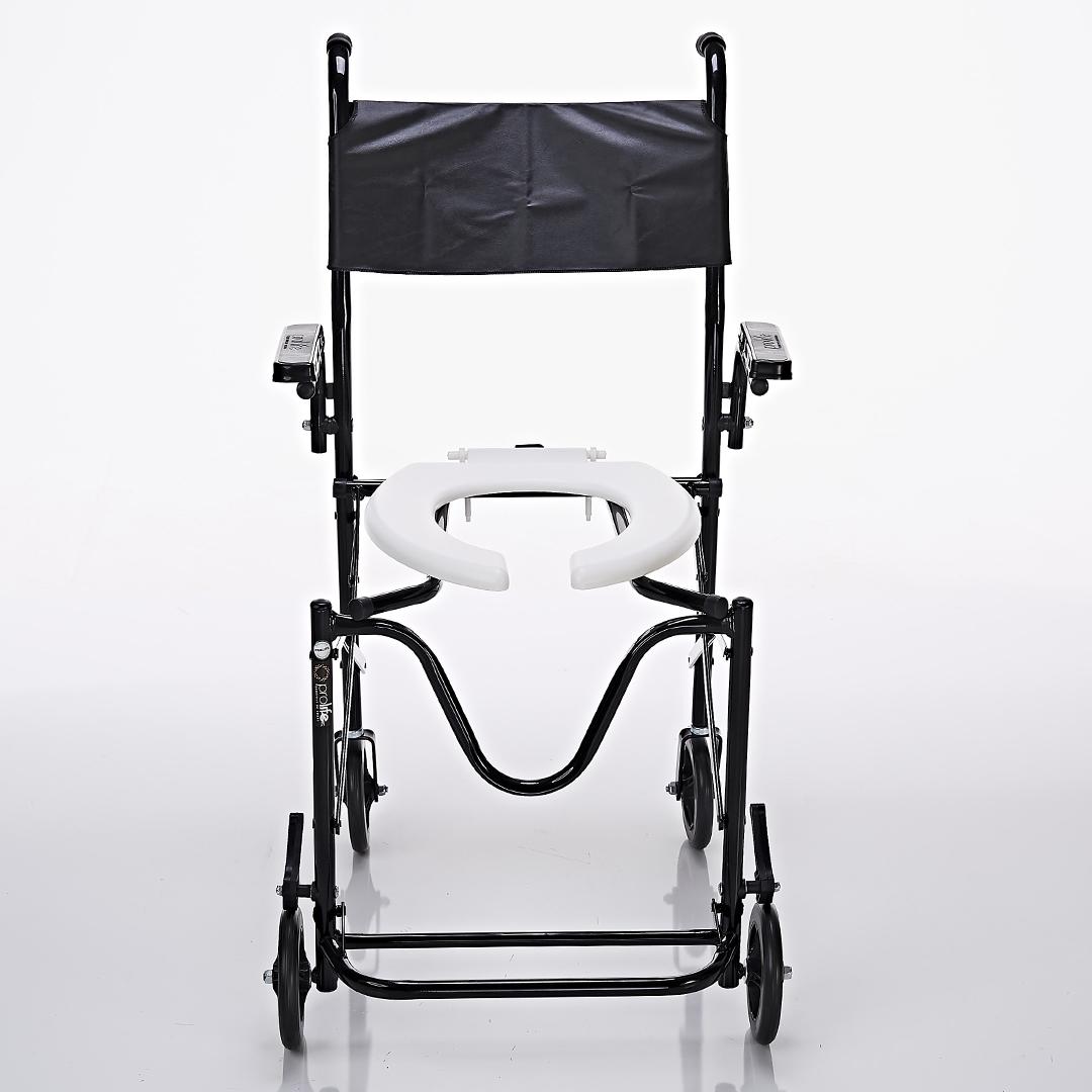 Cadeira de Banho Com Rodas Prolife Dobrável Pl 220