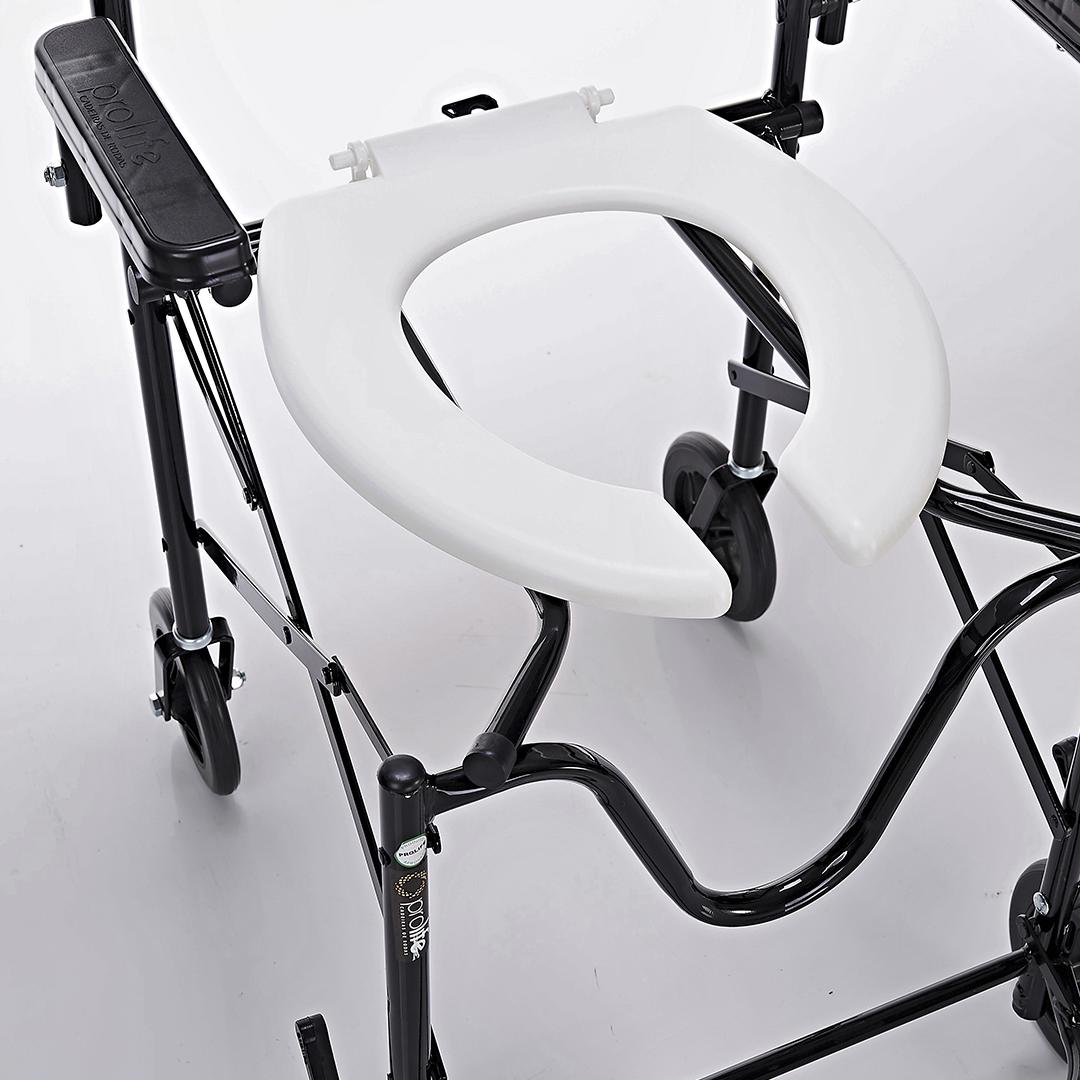 Cadeira de Banho Com Rodas Prolife Dobrável Pl 220