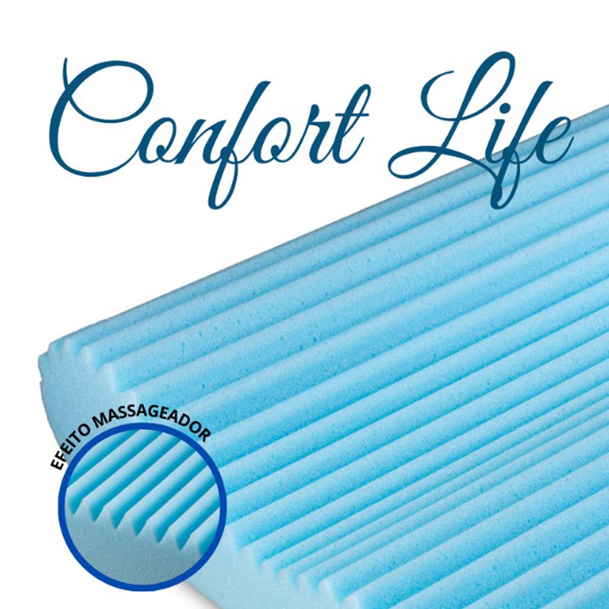 Travesseiro Cervical Pillow com Capa 55x45cm BlendCare
