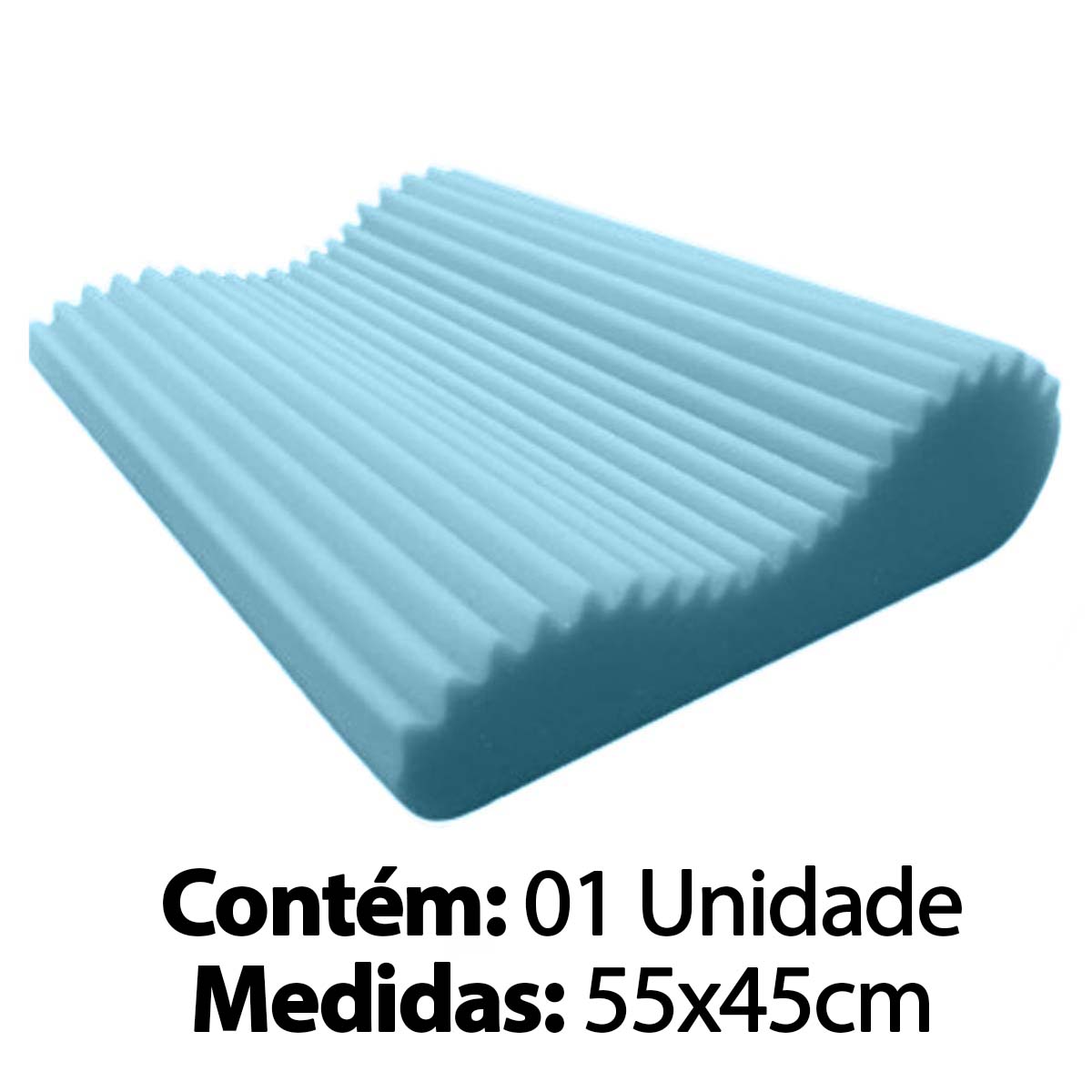 Travesseiro Cervical Pillow com Capa 55x45cm BlendCare