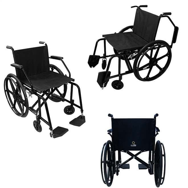 Cadeira De Rodas Prolife Confort Liberty Obeso Pneu Maciço