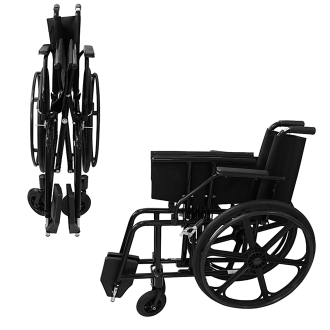 Cadeira De Rodas Prolife Confort Liberty Obeso Pneu Maciço