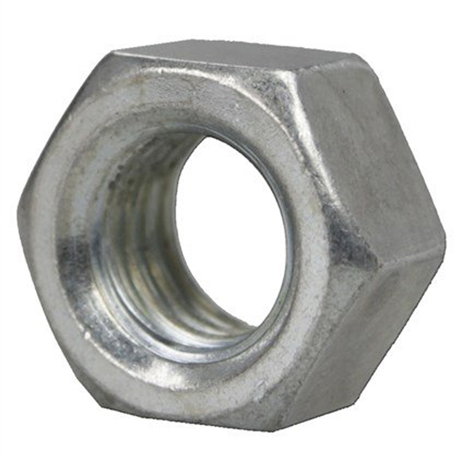 Porca 1/4 Zincada Para Apoio de Pé de Cadeira de Rodas