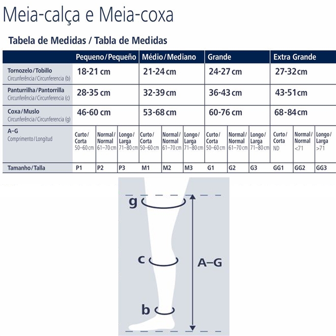 Meia Sigvaris Comfort Premium 20-30mmhg Meia Calça Ponteira Fechada