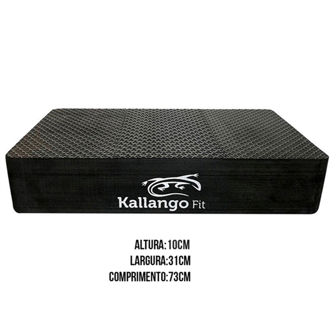 Step EVA Preto 73x31x10cm Kallango