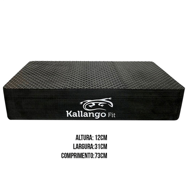 Step EVA Preto 73x31x12cm Kallango