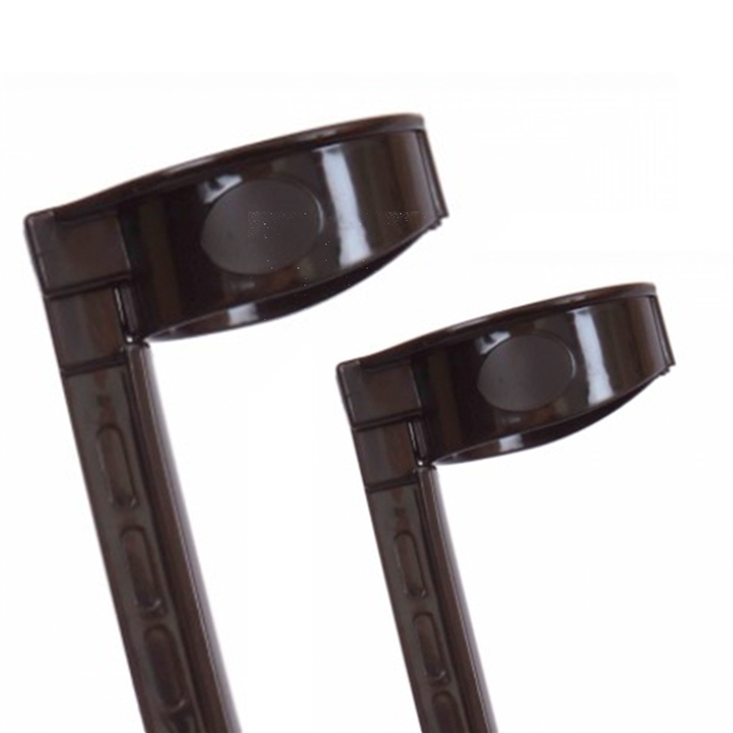 Muleta Canadense Sequencial Articulada Click 110kg Ponteira 3/4 Par Preta