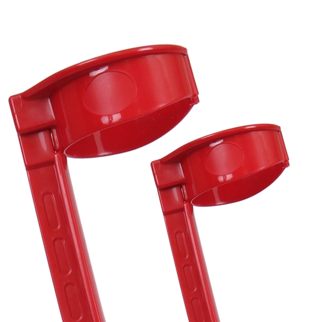 Muleta Canadense Sequencial Articulada Click 110kg Ponteira 3/4 Par Vermelha