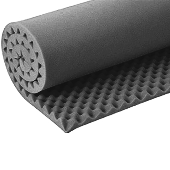 Almofada Alveolada Piramidal Obeso Cinza 50x50x7cm 