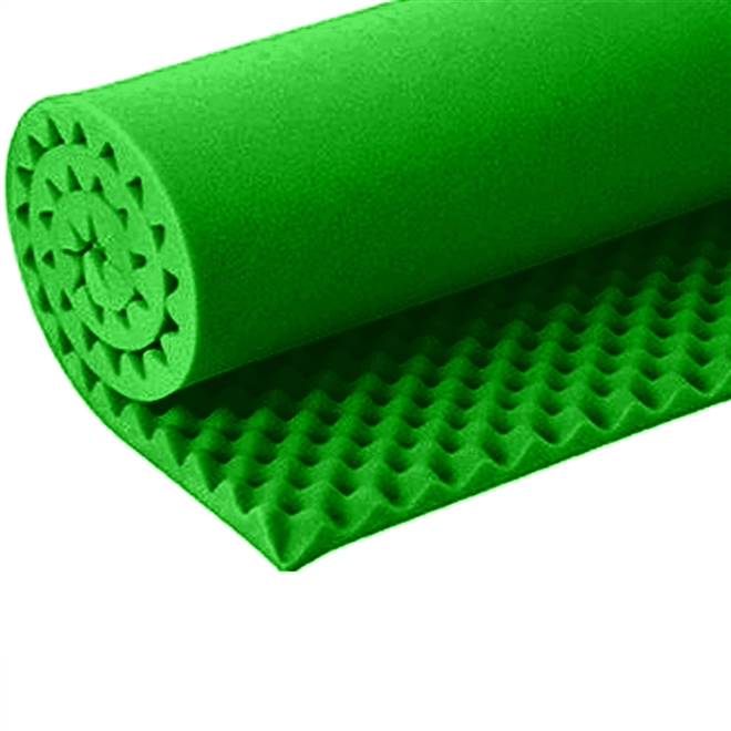 Almofada Alveolada Piramidal D33 42cm X 42cm X 6cm Verde
