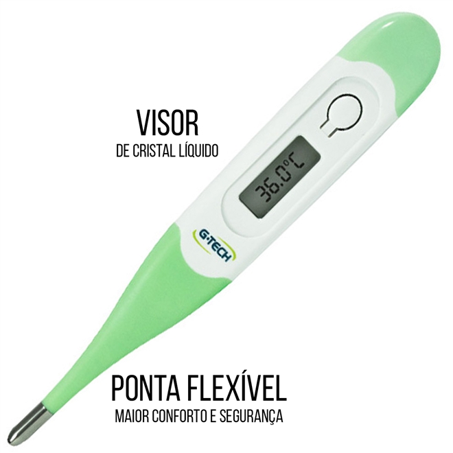 Termômetro Clínico Digital G-TECH TH1027