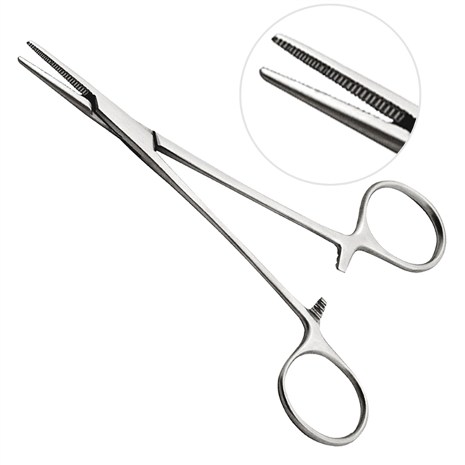 PINÇA HALSTEAD MOSQUITO RETA 12CM