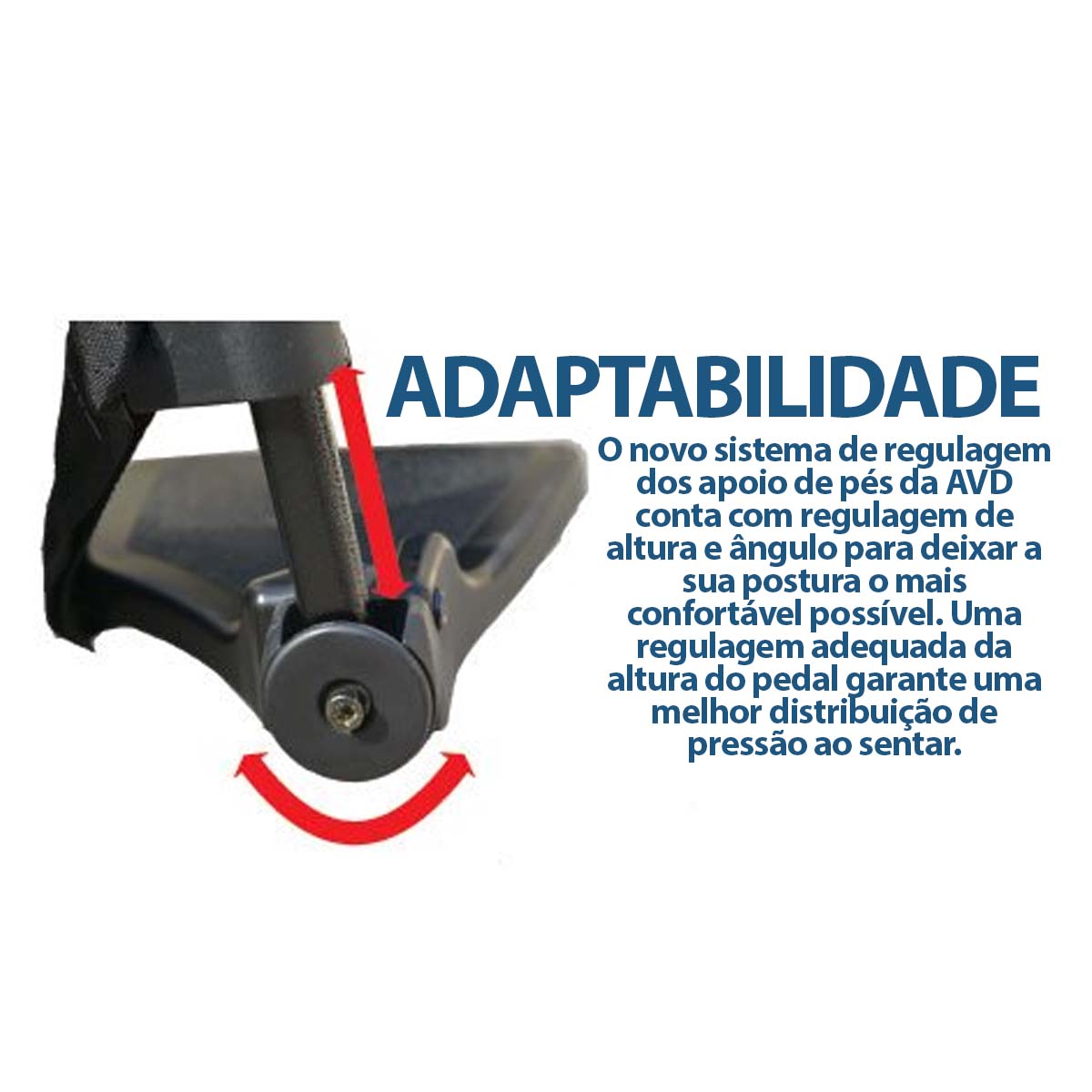 Cadeira de Rodas AVD Alumínio Dobrável T48 Ortobras 48Lx45Px45A