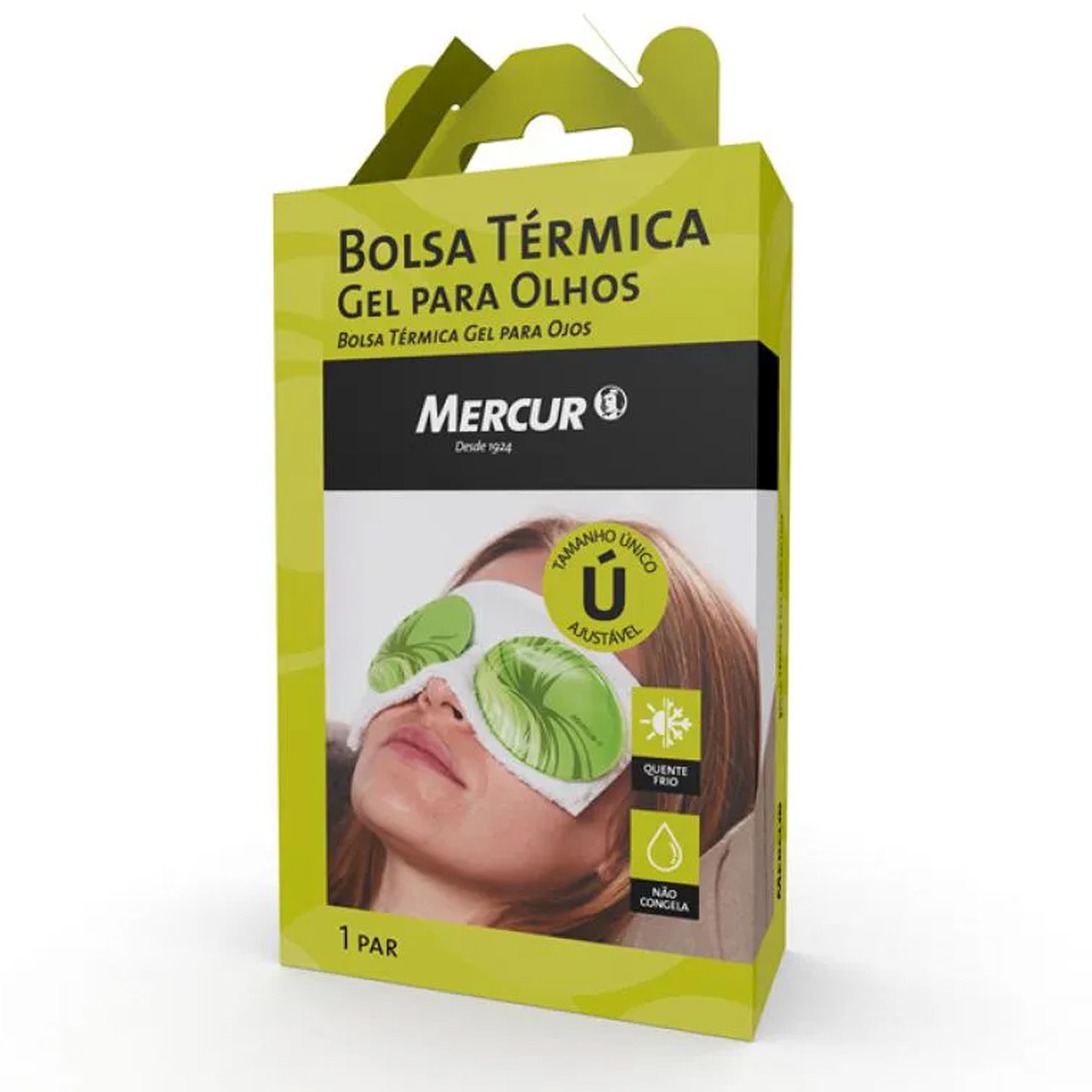 Bolsa Térmica Gel para Olhos Mercur 1 Par