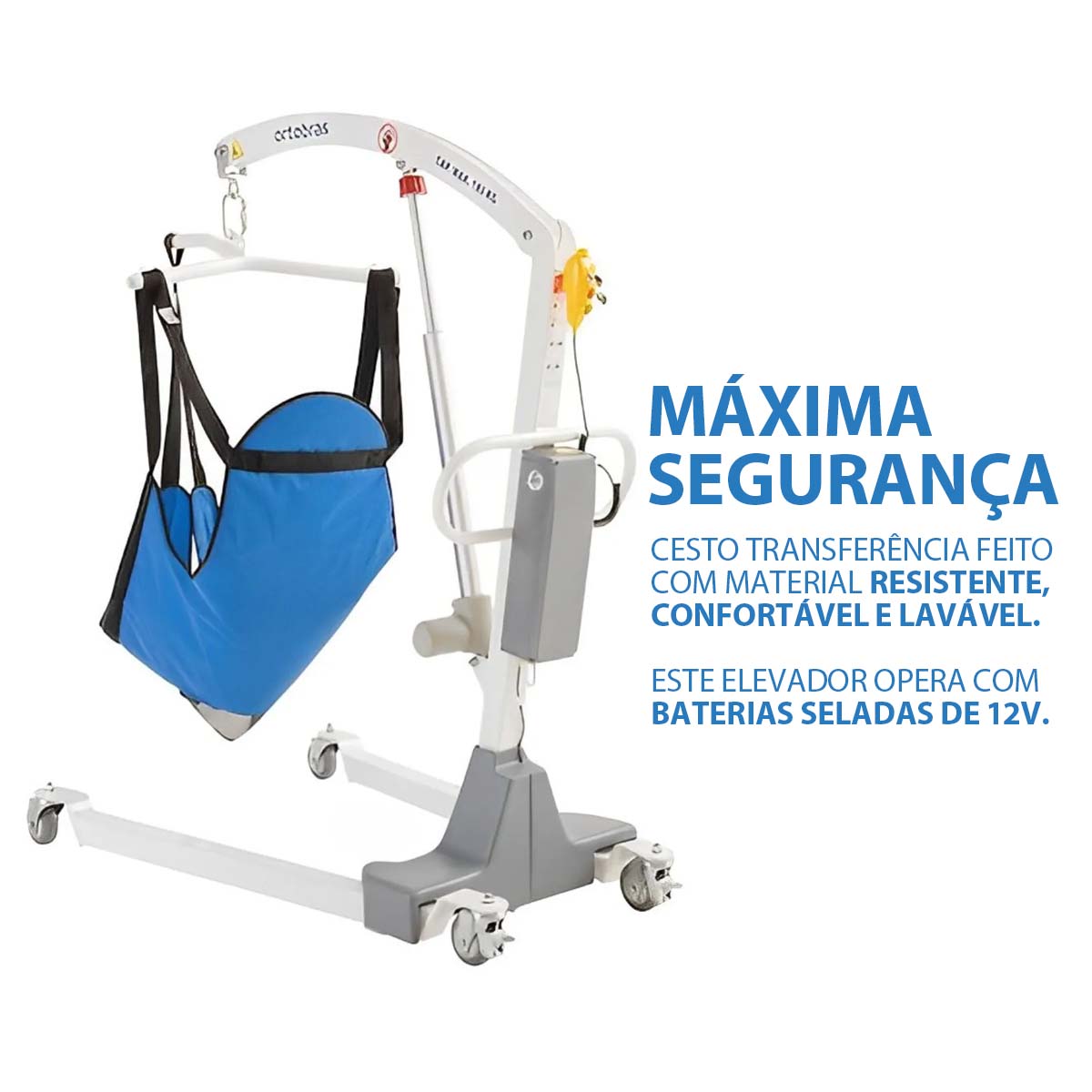 Elevador Guincho de Transferência Elétrico 180 Kg Ortobras