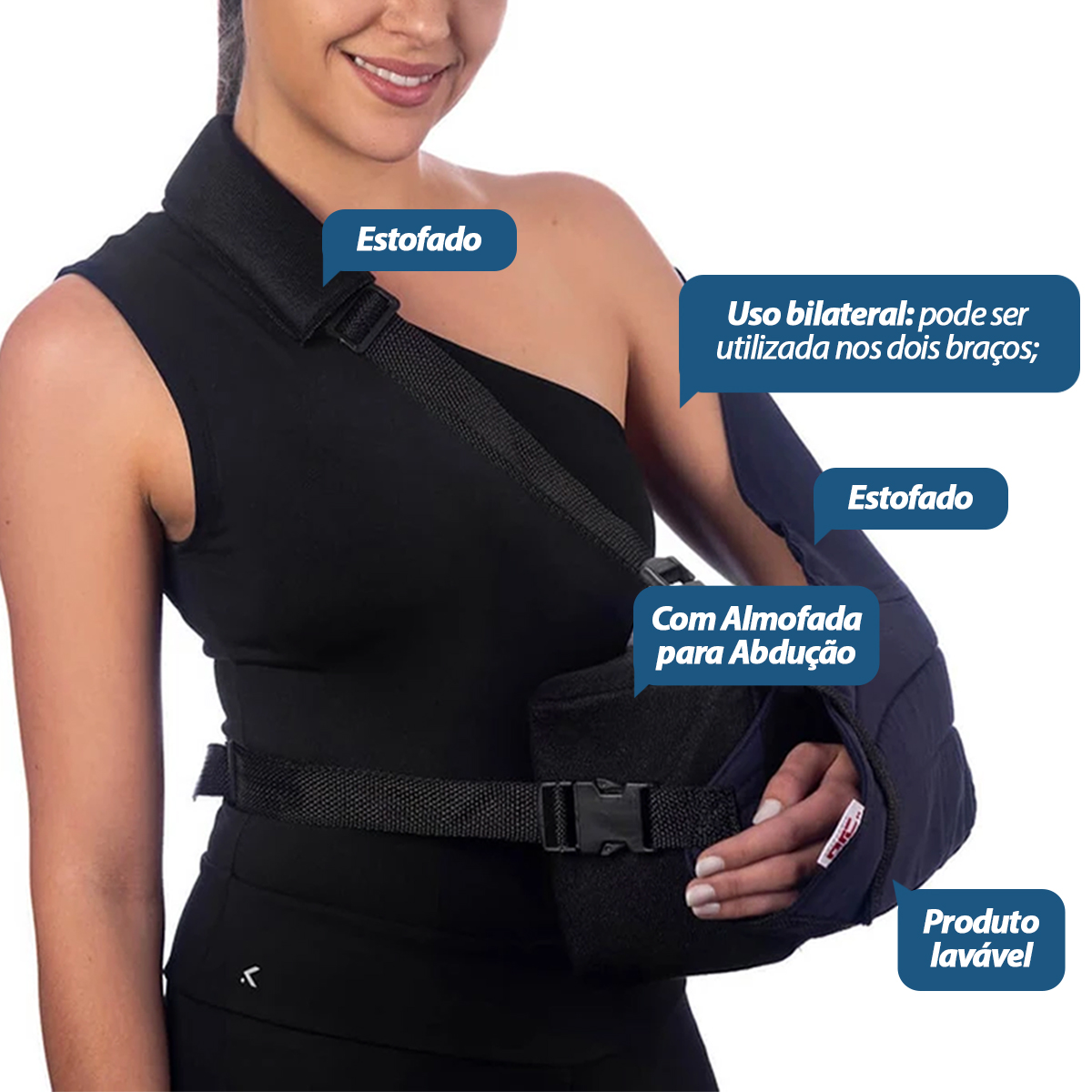 Tipoia Abdução com Coxim Pós Operatório Membro Superior GLC