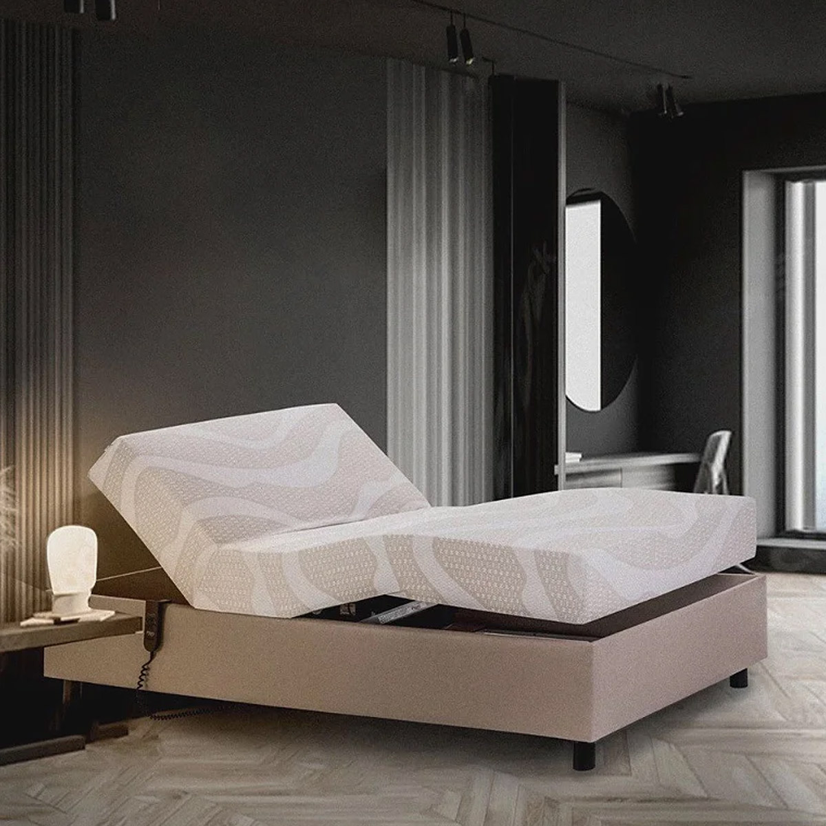 Cama Articulada Motorizada Centauro 90x200cm com Colchão de Mola Pilati