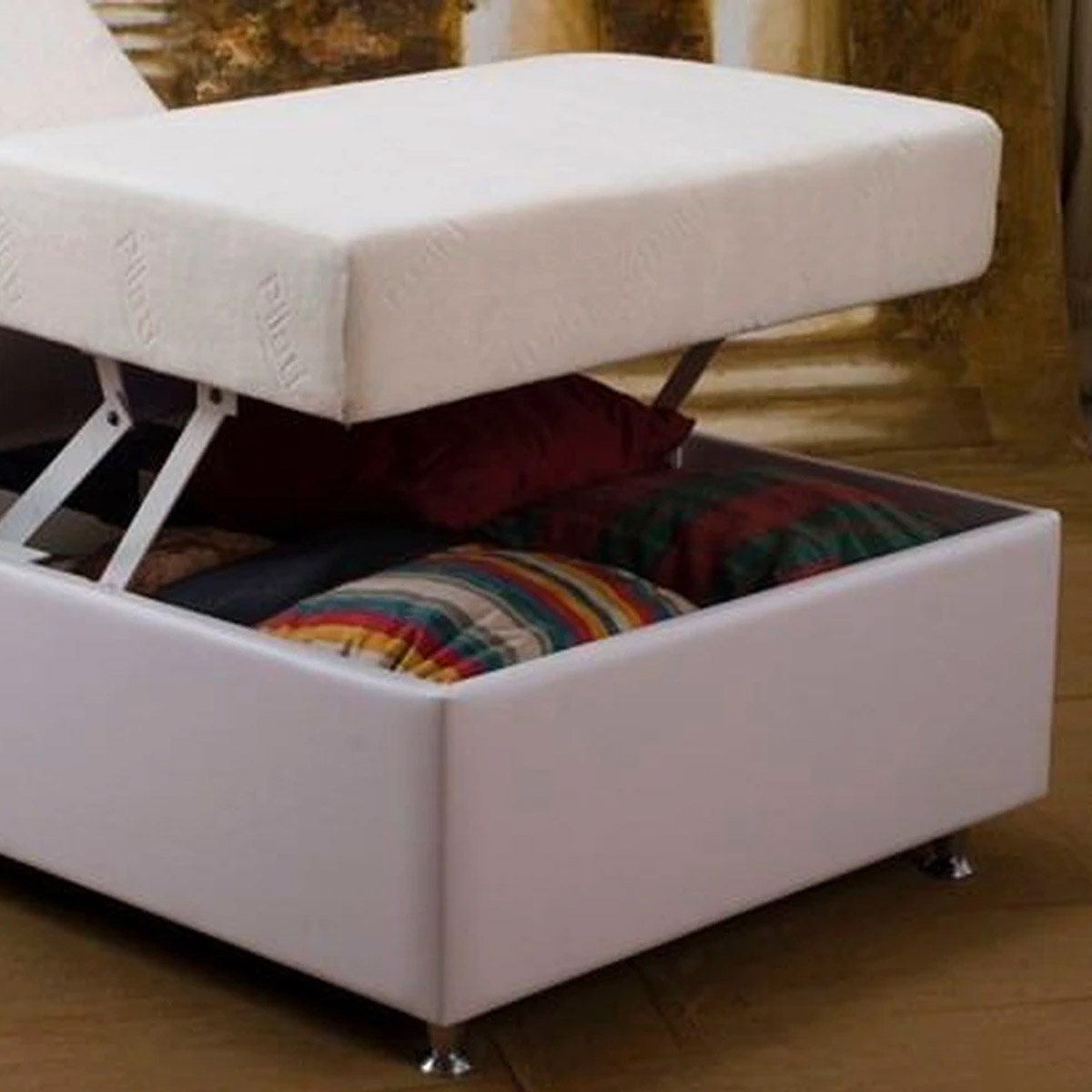 Cama Articulada Motorizada Centauro 90x200cm com Colchão de Mola Pilati