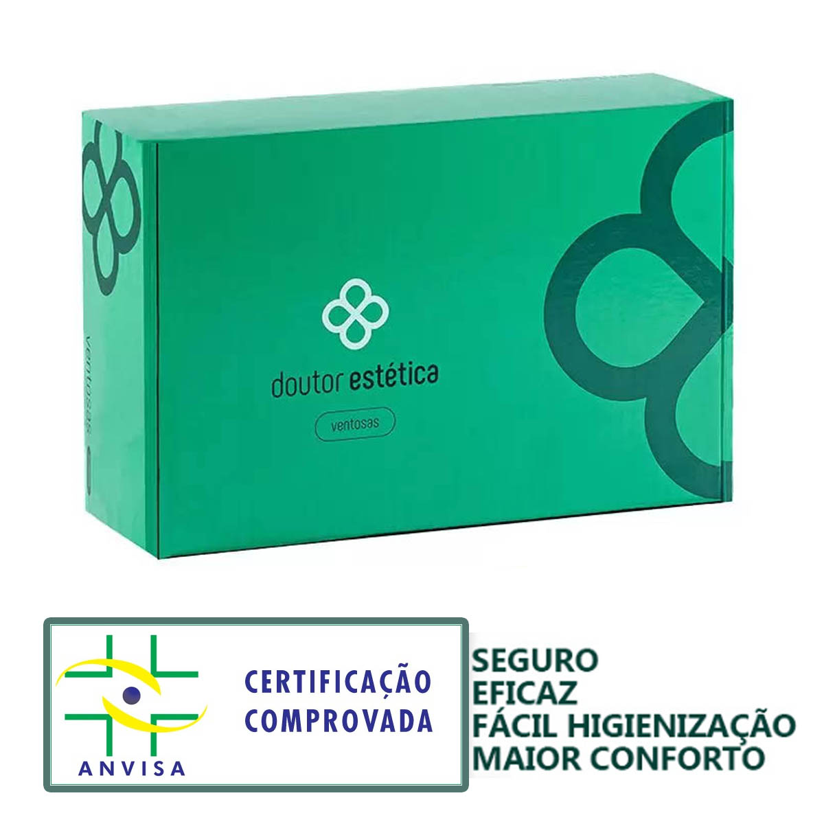 Kit de Ventosas Chinesa com 12 Copos e Bomba de Sucção de Ar 
