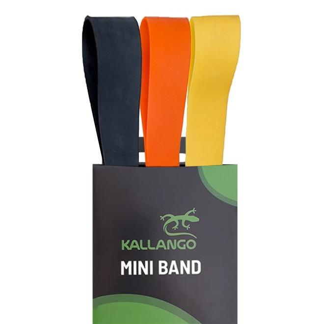 Mini Band 3 Intensidades Leve Média e Forte Kallango Basic