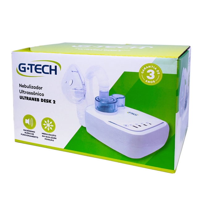 Nebulizador G-tech Ultrassonico Ultraneb Desk 2 Baixo Ruido
