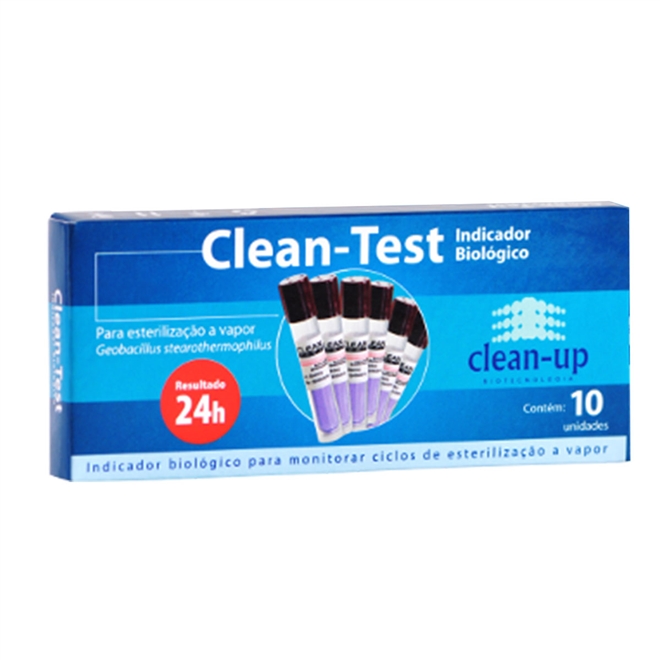 Teste Indicador Biológico a Vapor Clean-Test 10und