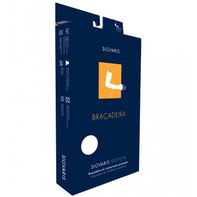 Braçadeira Sigvaris 20-30MMHG Natural Clara M2