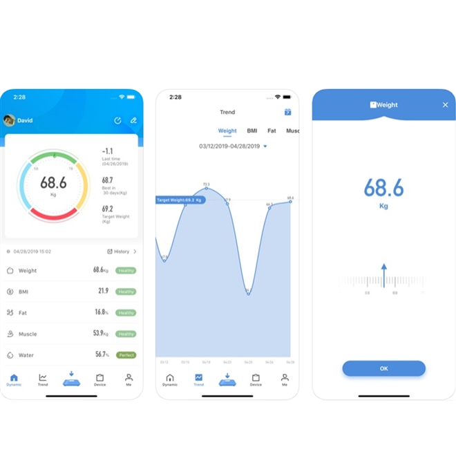 Balança Digital de Bioimpedancia Com Bluetooh RedStone