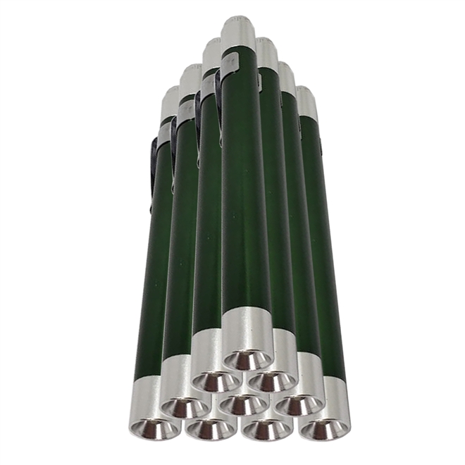 Lanterna Clinica de Bolso em Aluminio LED AK 5 Und Verde