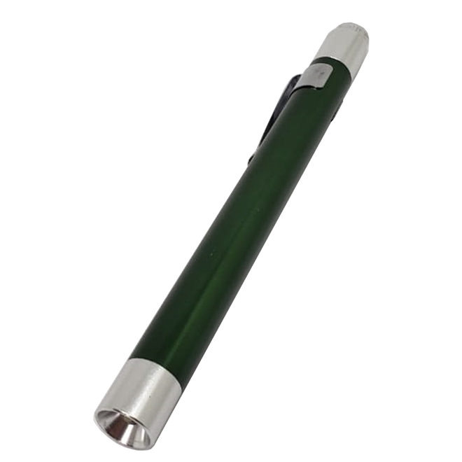 Lanterna Clinica de Bolso em Aluminio LED AK 5 Und Verde