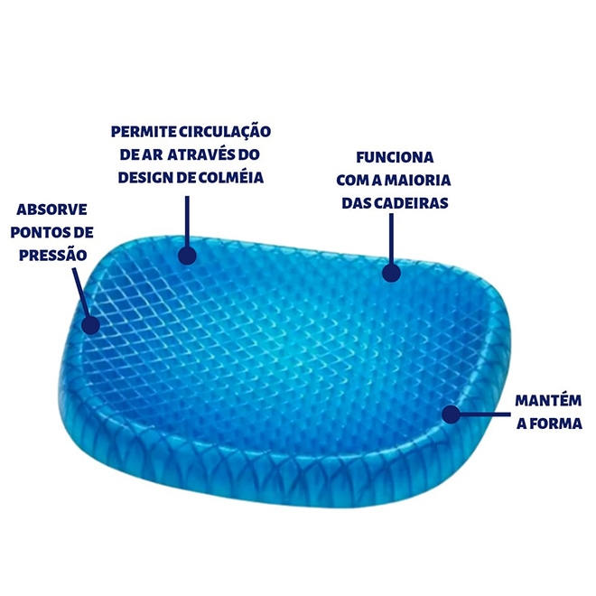 Assento almofada de Silicone EGG Sit Supermedy 