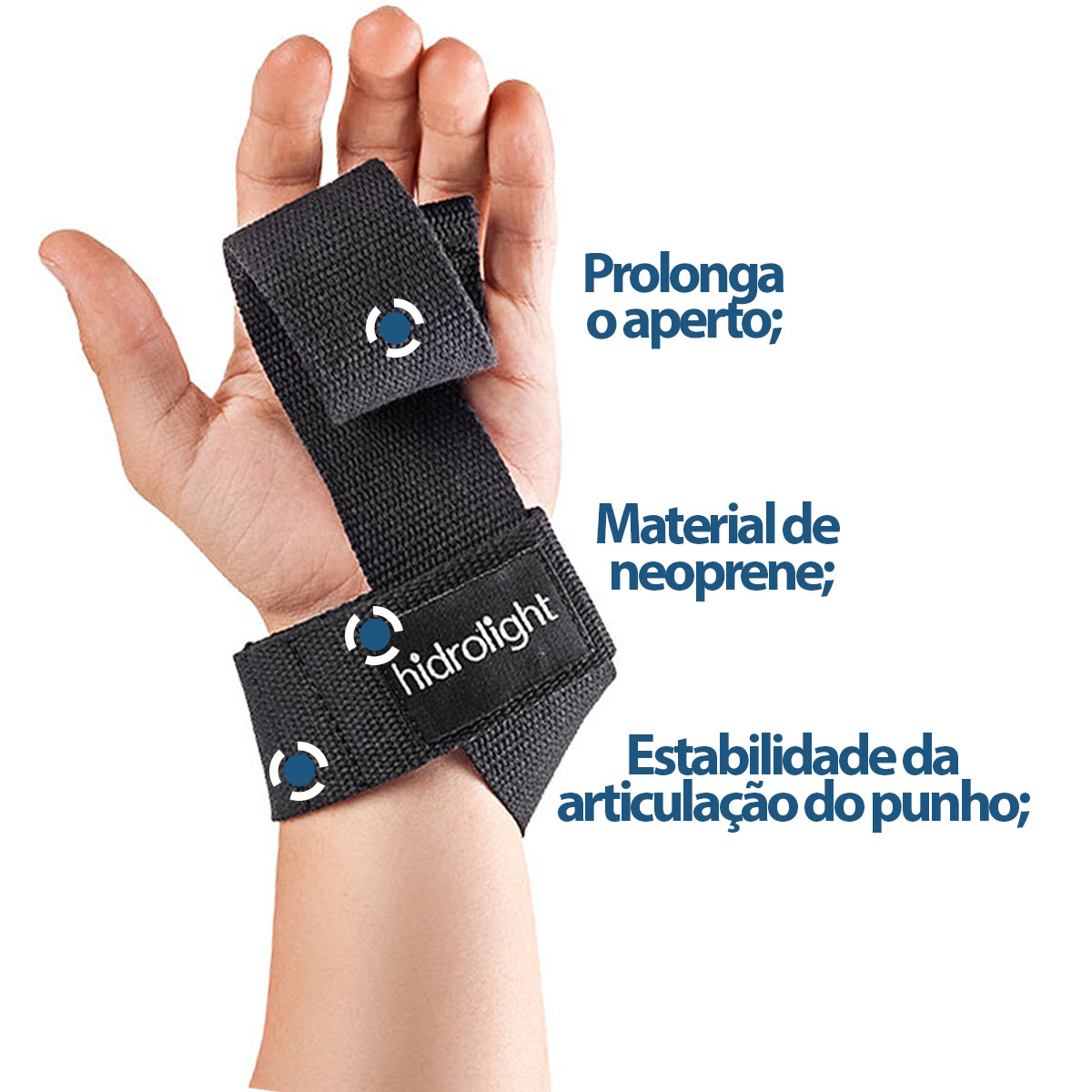 Munhequeira Strap Par Hidrolight Basic