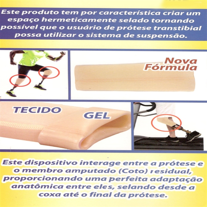 Joelheira de Vedação Ortho Pauher Siligel Liner G GLJT550