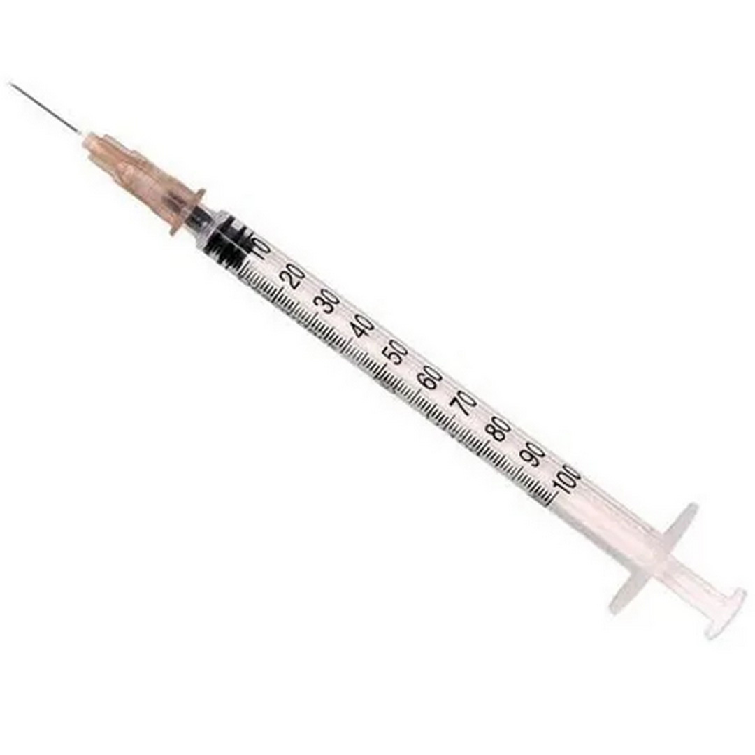 Seringa de Insulina Descarpack 1ml Agulha 13x0,45mm 100 Unidades